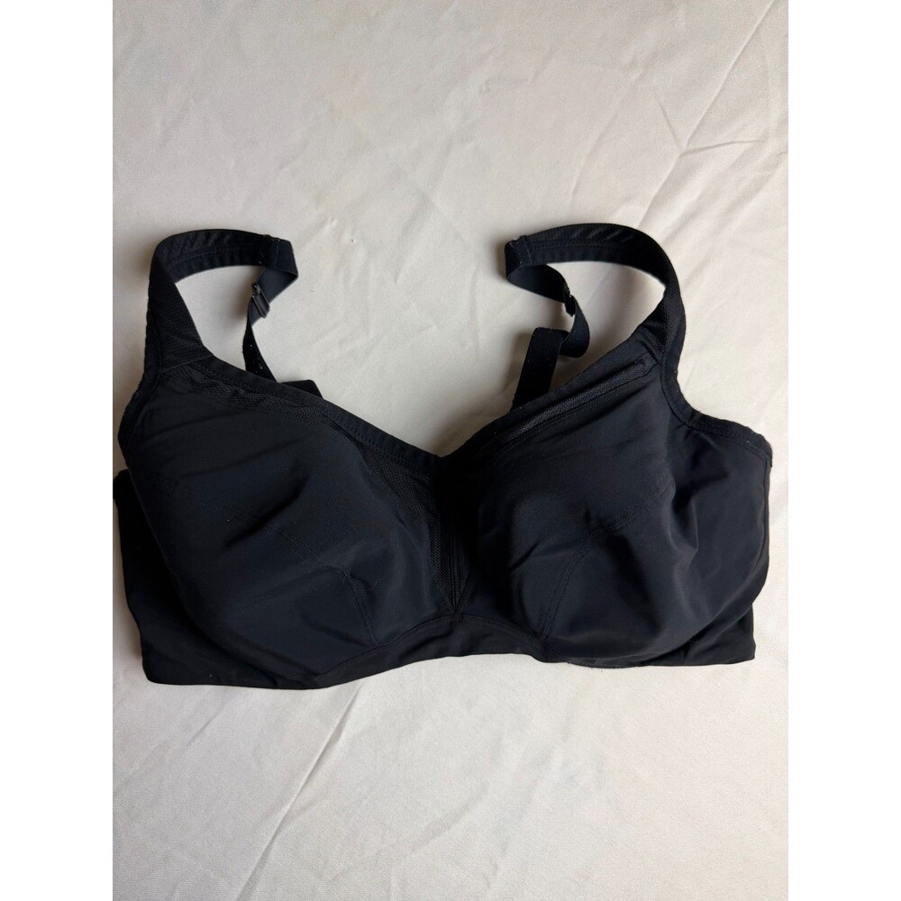 Torrid Active Womens Solid Black Underwire Sports Bra 42DDD